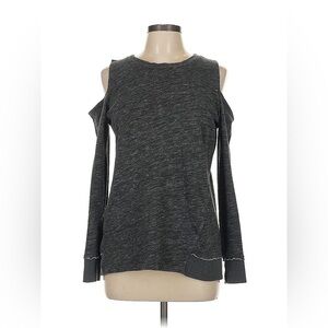 NWT Calvin Klein Performance Cold Shoulder Thermal Work Out Fleece Sweatshirt